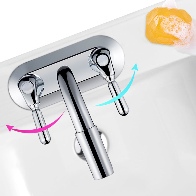 Frendorf | 2-Griff Modernes Gefäß Waschbecken Wasserhahn Drehauslauf Badezimmer Wasserhahn