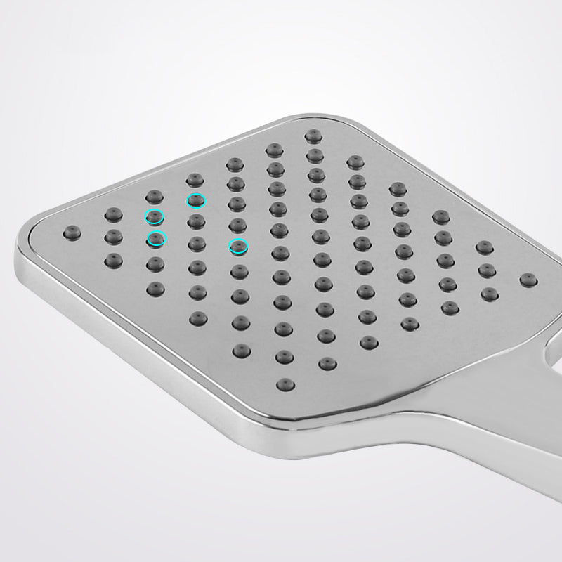 Frendorf | Chrome Quadrat Duschkopf Kombination Wandmontiert und Deckenmontiert Handbrause