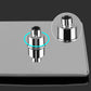 Frendorf | Chrome Quadrat Duschkopf Kombination Wandmontiert und Deckenmontiert Handbrause