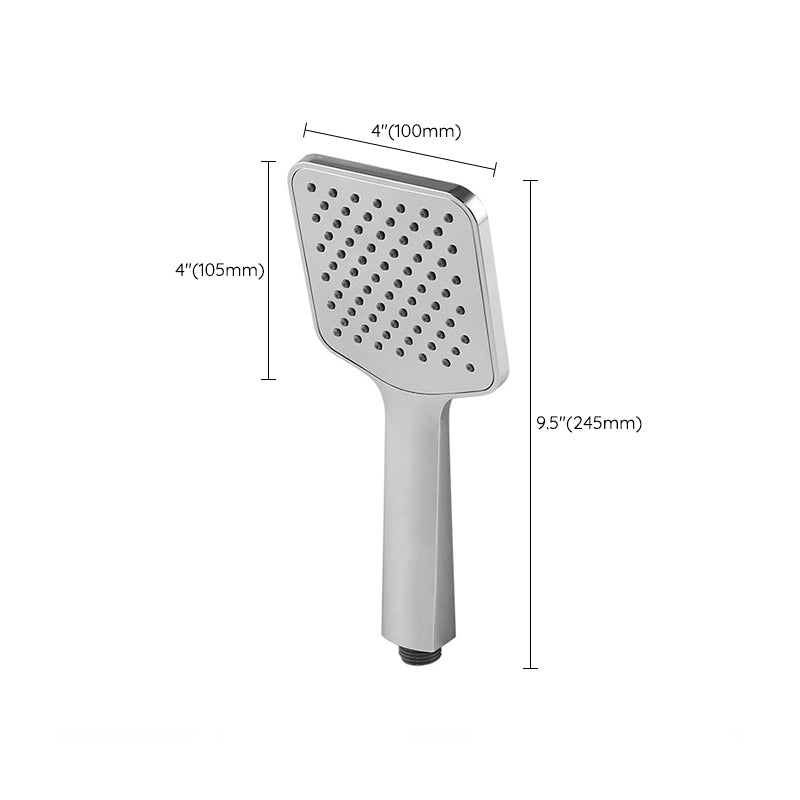 Frendorf | Chrome Quadrat Duschkopf Kombination Wandmontiert und Deckenmontiert Handbrause