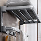 Frendorf | Moderne Badezimmer Zubehör Hardware Set Graue Handtuchstange Badregal Bad Hardware Set