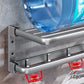 Frendorf | Moderne Badezimmer Zubehör Hardware Set Graue Handtuchstange Badregal Bad Hardware Set