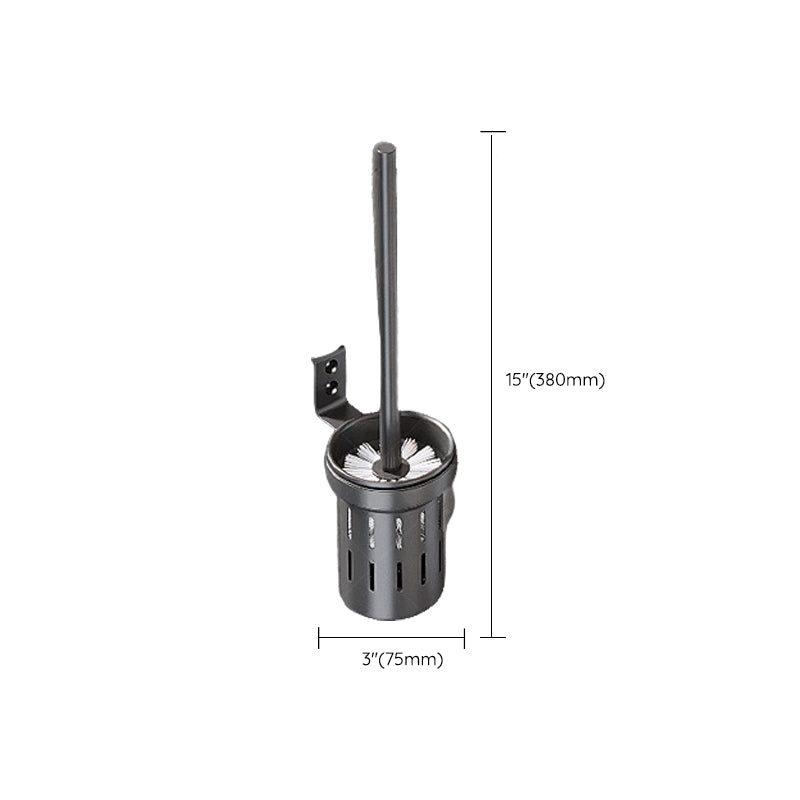 Frendorf | Moderne Badezimmer Zubehör Hardware Set Graue Handtuchstange Badregal Bad Hardware Set