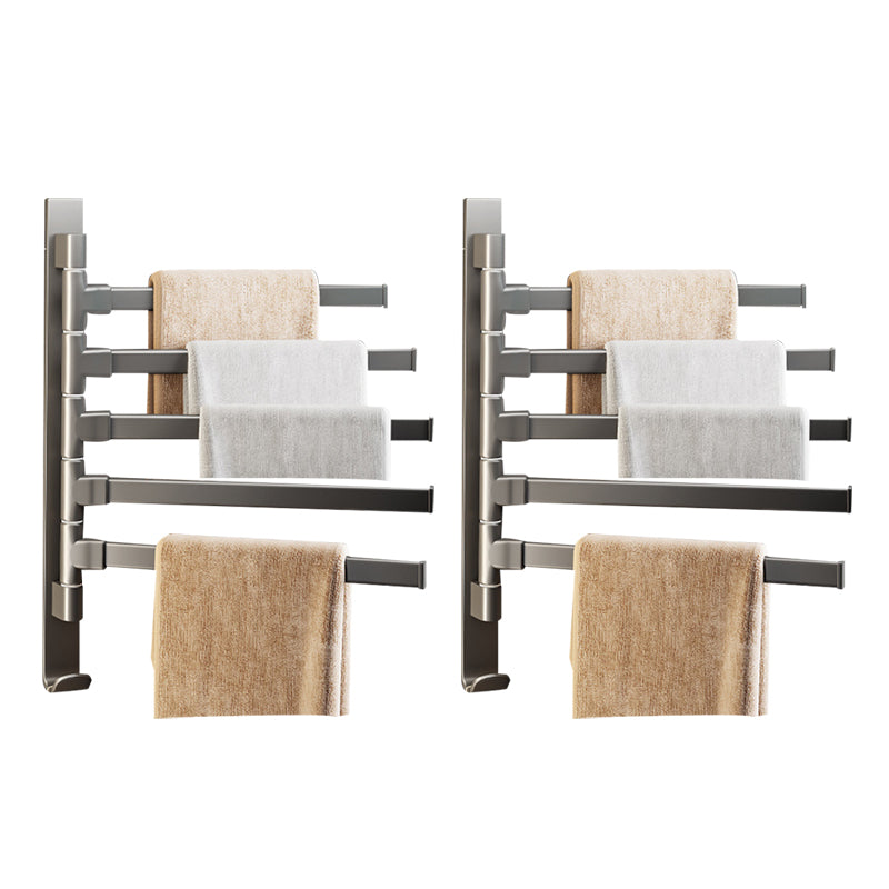 Frendorf | Contemporary Gray Bathroom Accessory Set  Aluminium Handtuchhalter