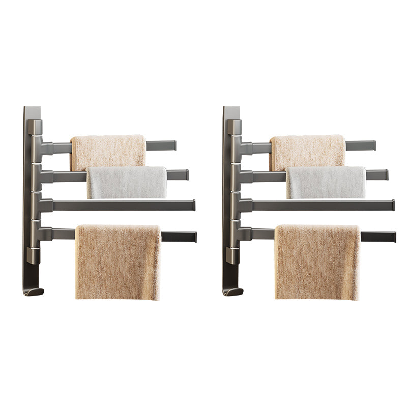 Frendorf | Contemporary Gray Bathroom Accessory Set  Aluminium Handtuchhalter