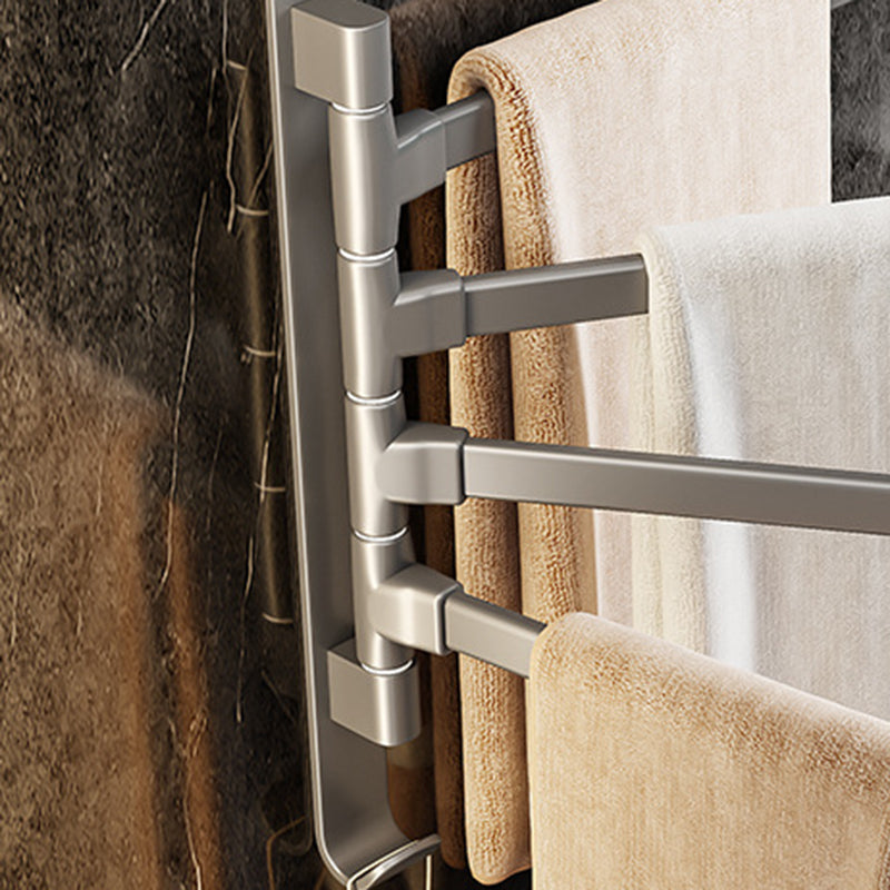 Frendorf | Contemporary Gray Bathroom Accessory Set  Aluminium Handtuchhalter