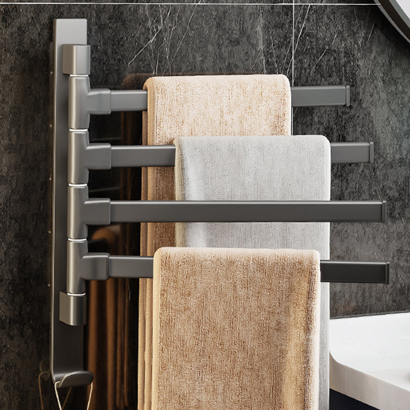 Frendorf | Contemporary Gray Bathroom Accessory Set  Aluminium Handtuchhalter