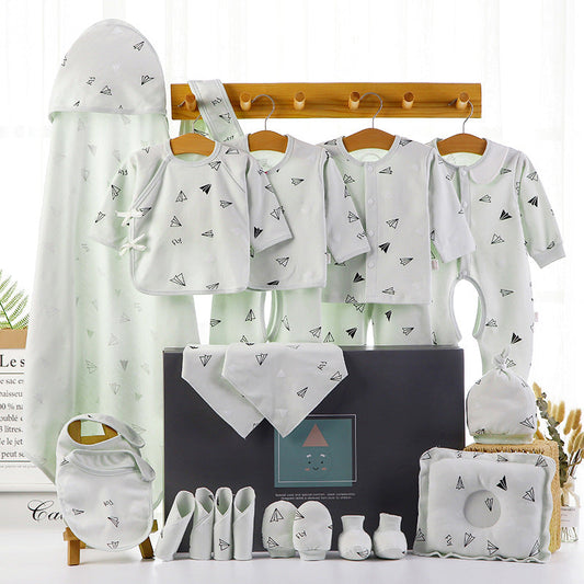 Frendorf | Baby-Geschenkbox-Set aus Baumwolle für Neugeborene