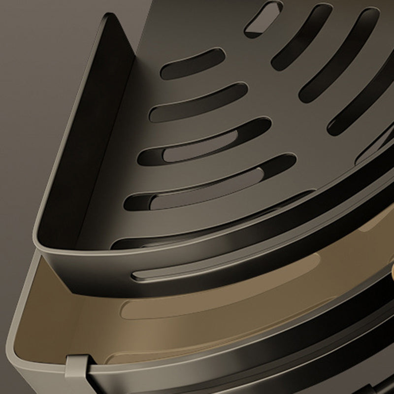 Frendorf | Zeitgemäßes Aluminium Badezimmer Zubehörset Graue Badablage