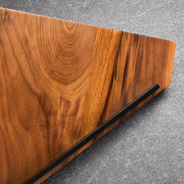 Frendorf | Holz- & Aluminium Badezimmerset Braun Badezimmerzubehörset
