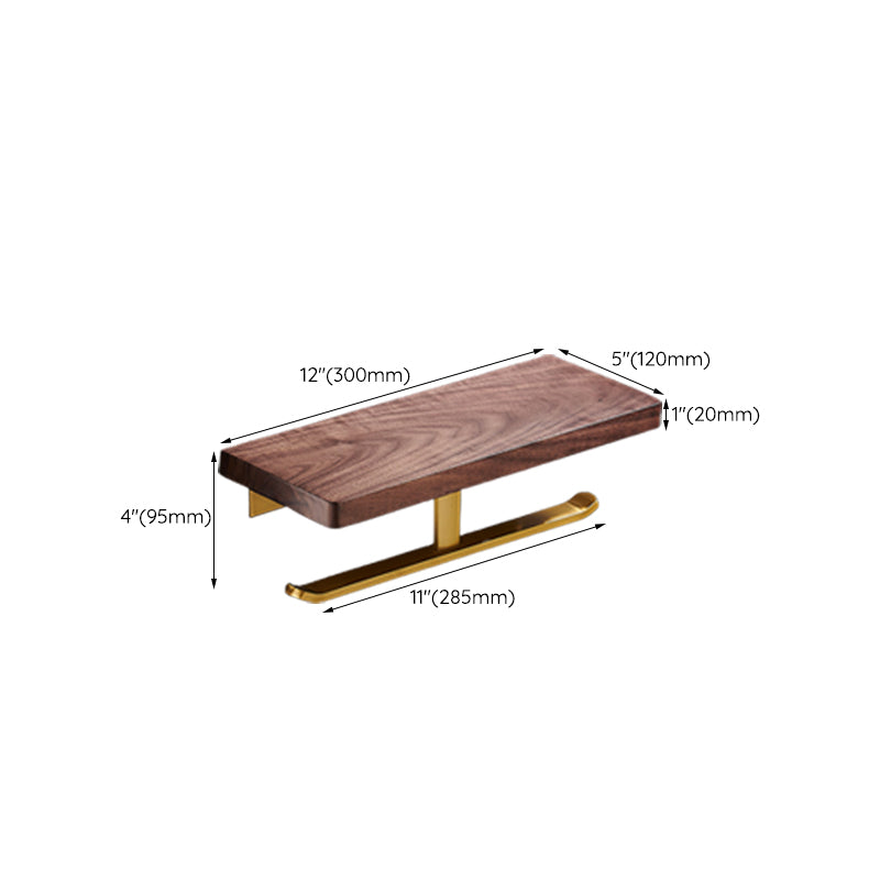 Frendorf | Traditionelles Badezimmer-Zubehörset Badregal Papierhalter Gold Badezimmer-Set