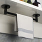 Frendorf | Aluminium Badezimmer Hardware Set Schwarzes Badezimmerzubehör Kit Handtuchhalter