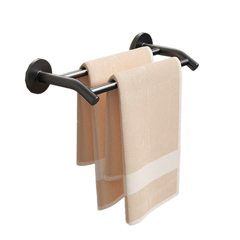 Frendorf | Aluminium Badezimmer Hardware Set Schwarzes Badezimmerzubehör Kit Handtuchhalter