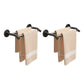 Frendorf | Aluminium Badezimmer Hardware Set Schwarzes Badezimmerzubehör Kit Handtuchhalter