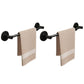 Frendorf | Aluminium Badezimmer Hardware Set Schwarzes Badezimmerzubehör Kit Handtuchhalter