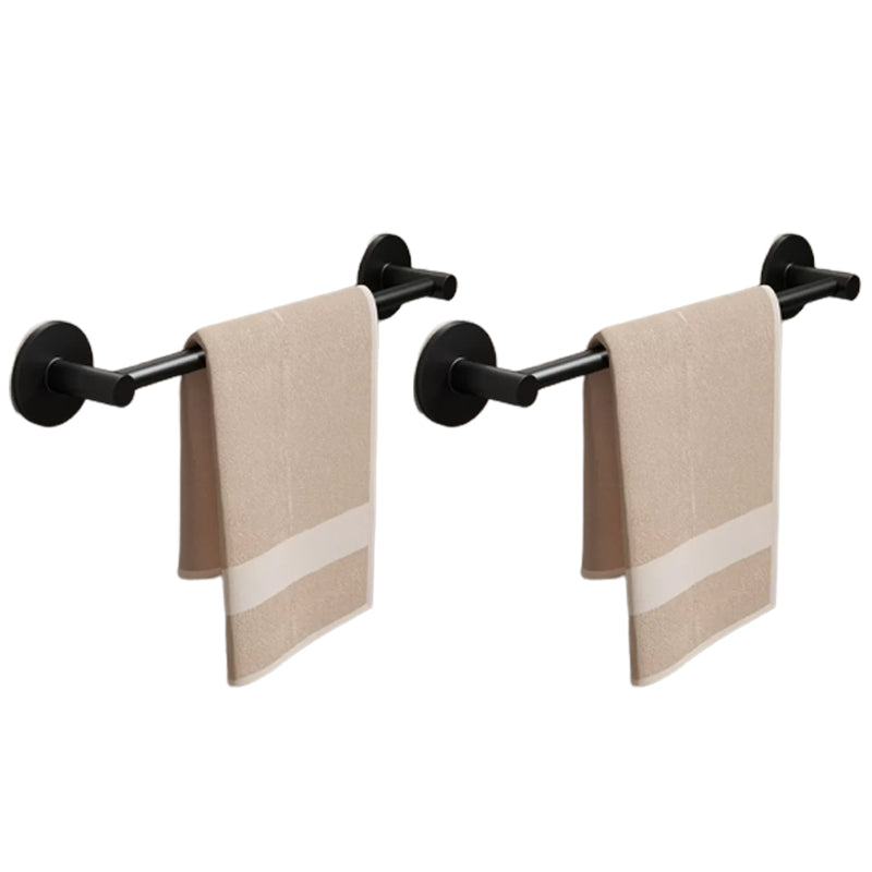 Frendorf | Aluminium Badezimmer Hardware Set Schwarzes Badezimmerzubehör Kit Handtuchhalter