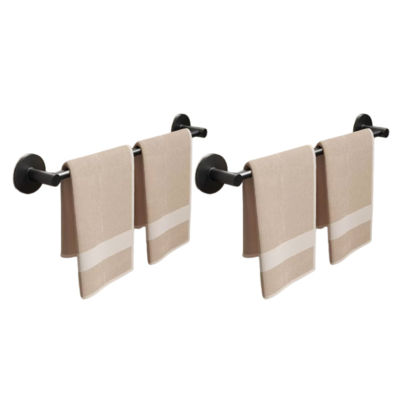Frendorf | Aluminium Badezimmer Hardware Set Schwarzes Badezimmerzubehör Kit Handtuchhalter