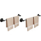 Frendorf | Aluminium Badezimmer Hardware Set Schwarzes Badezimmerzubehör Kit Handtuchhalter