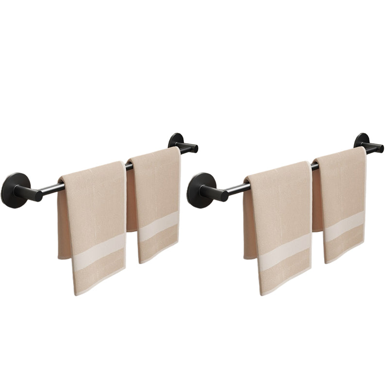Frendorf | Aluminium Badezimmer Hardware Set Schwarzes Badezimmerzubehör Kit Handtuchhalter