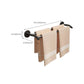 Frendorf | Aluminium Badezimmer Hardware Set Schwarzes Badezimmerzubehör Kit Handtuchhalter