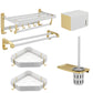 Frendorf | Modernes Badzubehör Set Badregal Handtuchhalter Badezimmerzubehör Hardware Set