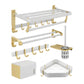Frendorf | Modernes Badzubehör Set Badregal Handtuchhalter Badezimmerzubehör Hardware Set