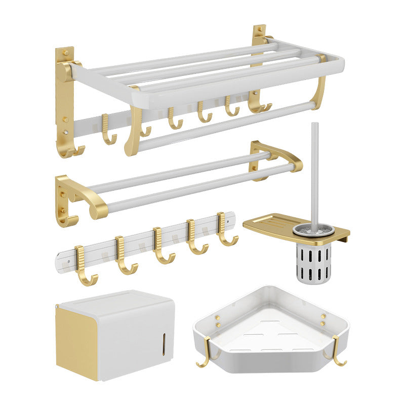 Frendorf | Modernes Badzubehör Set Badregal Handtuchhalter Badezimmerzubehör Hardware Set