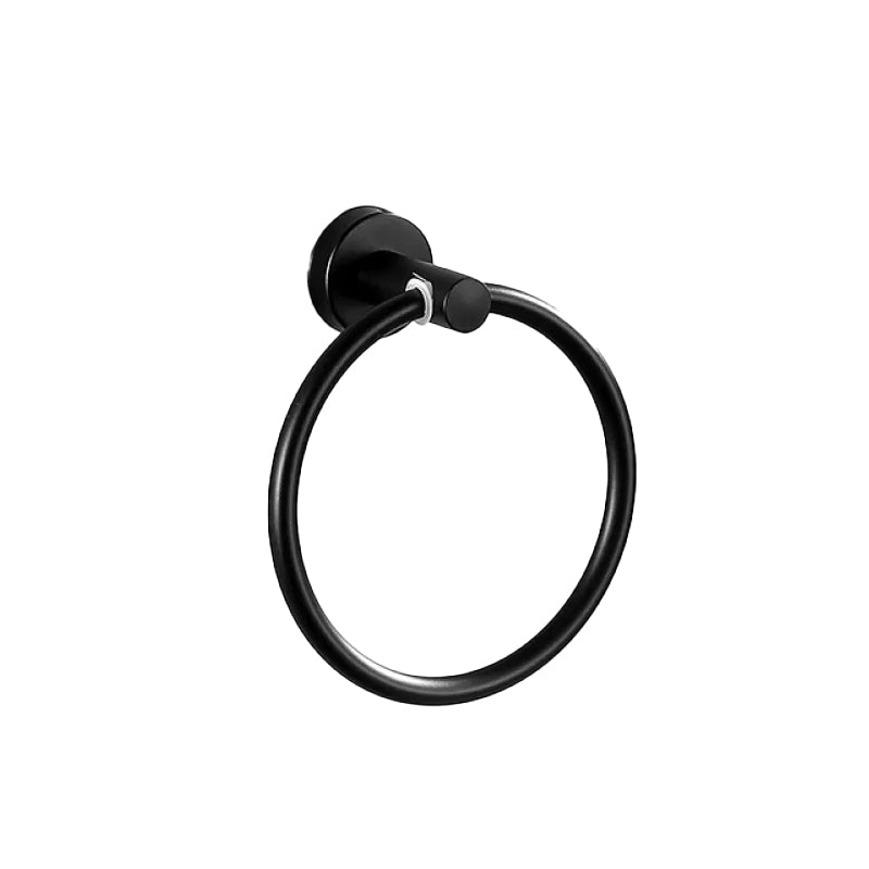 Frendorf | Modernes Badezimmer-Hardware-Set aus Edelstahl Gebürstetes Chrom Handtuchstange/Ring & Bademantel-Haken