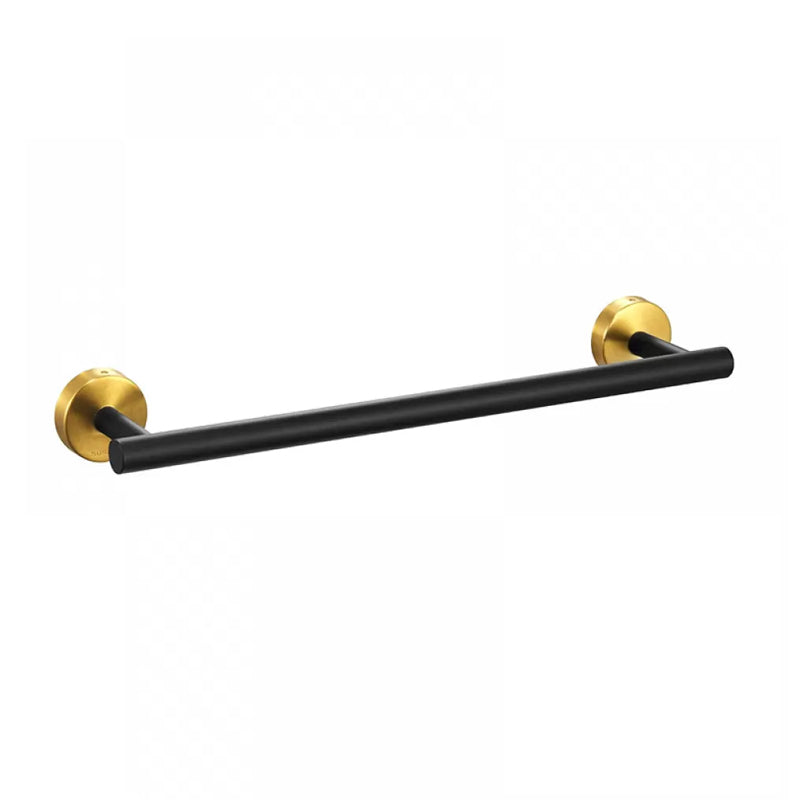 Frendorf | Modernes Badezimmer-Hardware-Set aus Edelstahl Gebürstetes Chrom Handtuchstange/Ring & Bademantel-Haken
