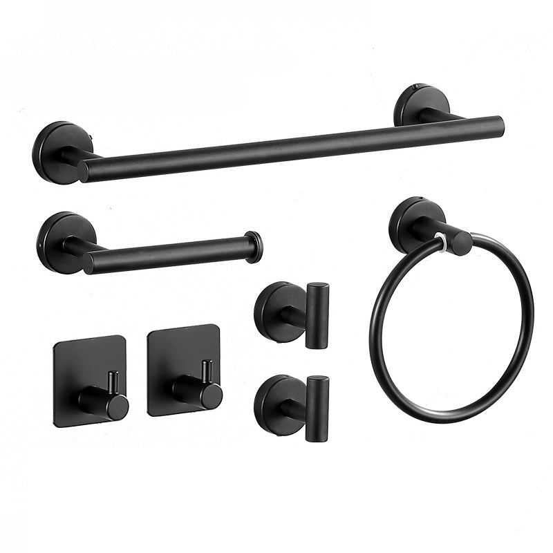 Frendorf | Modernes Badezimmer-Hardware-Set aus Edelstahl Gebürstetes Chrom Handtuchstange/Ring & Bademantel-Haken