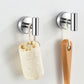 Frendorf | Modernes Badezimmer-Hardware-Set aus Edelstahl Gebürstetes Chrom Handtuchstange/Ring & Bademantel-Haken