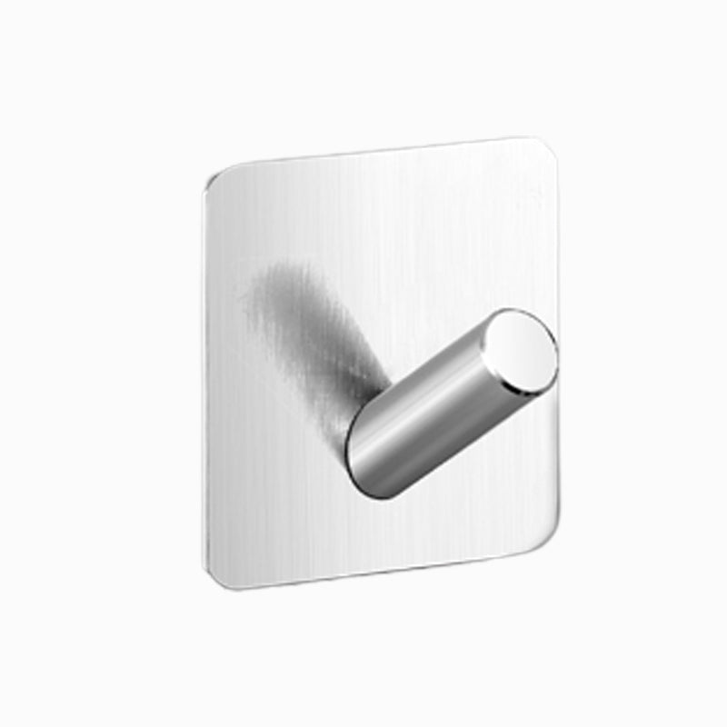 Frendorf | Modernes Badezimmer-Hardware-Set aus Edelstahl Gebürstetes Chrom Handtuchstange/Ring & Bademantel-Haken