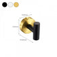Frendorf | Modernes Badezimmer-Hardware-Set aus Edelstahl Gebürstetes Chrom Handtuchstange/Ring & Bademantel-Haken