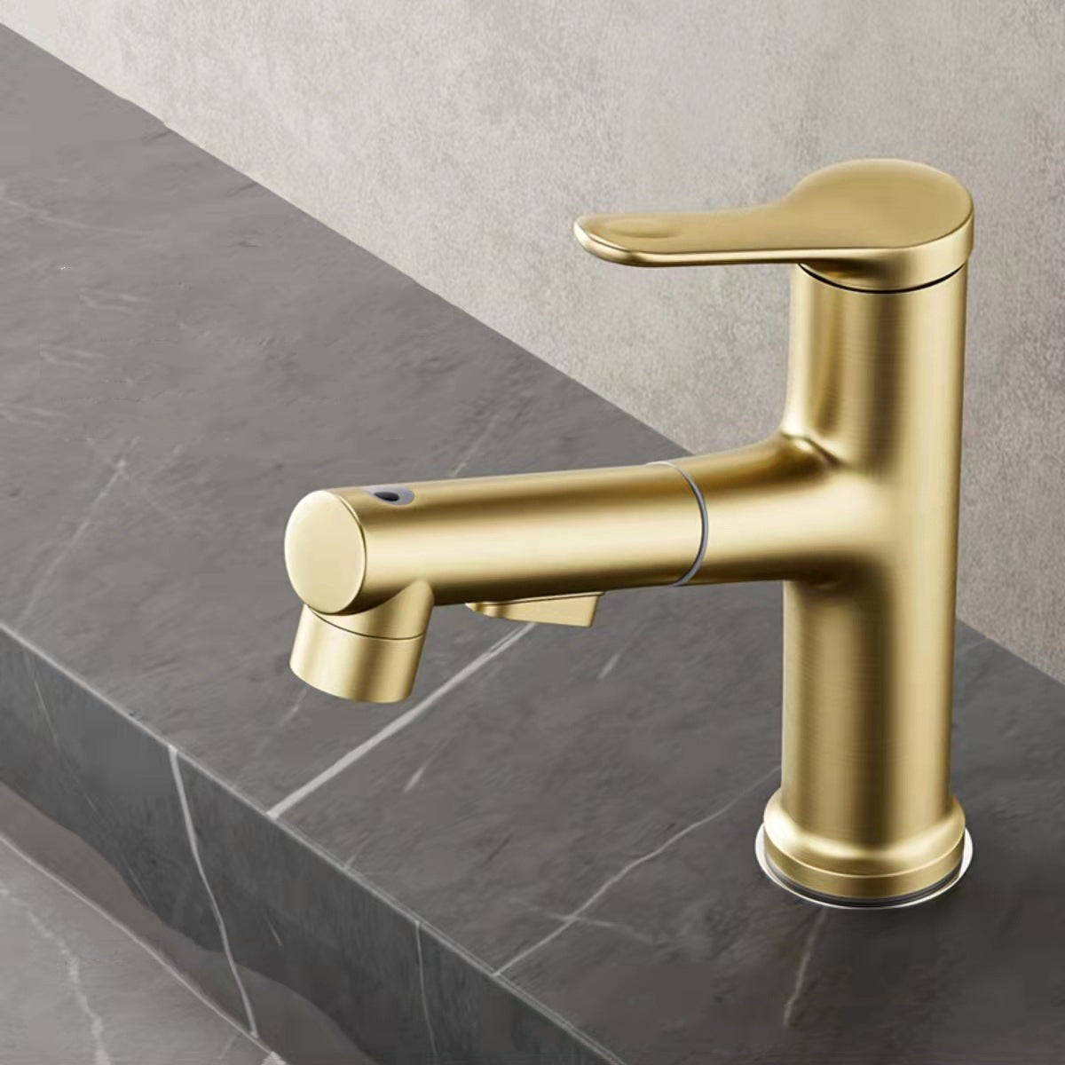 Frendorf | Moderner Waschbecken Wasserhahn Einfarbig Kupfer Waschbecken Wasserhahn für Badezimmer