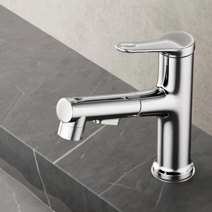 Frendorf | Moderner Waschbecken Wasserhahn Einfarbig Kupfer Waschbecken Wasserhahn für Badezimmer