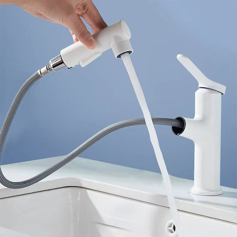 Frendorf | Moderner Waschbecken Wasserhahn Einfarbig Kupfer Waschbecken Wasserhahn für Badezimmer
