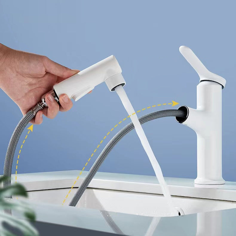 Frendorf | Moderner Waschbecken Wasserhahn Einfarbig Kupfer Waschbecken Wasserhahn für Badezimmer