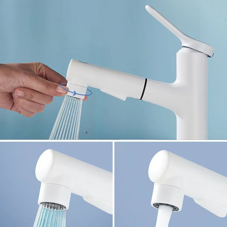 Frendorf | Moderner Waschbecken Wasserhahn Einfarbig Kupfer Waschbecken Wasserhahn für Badezimmer