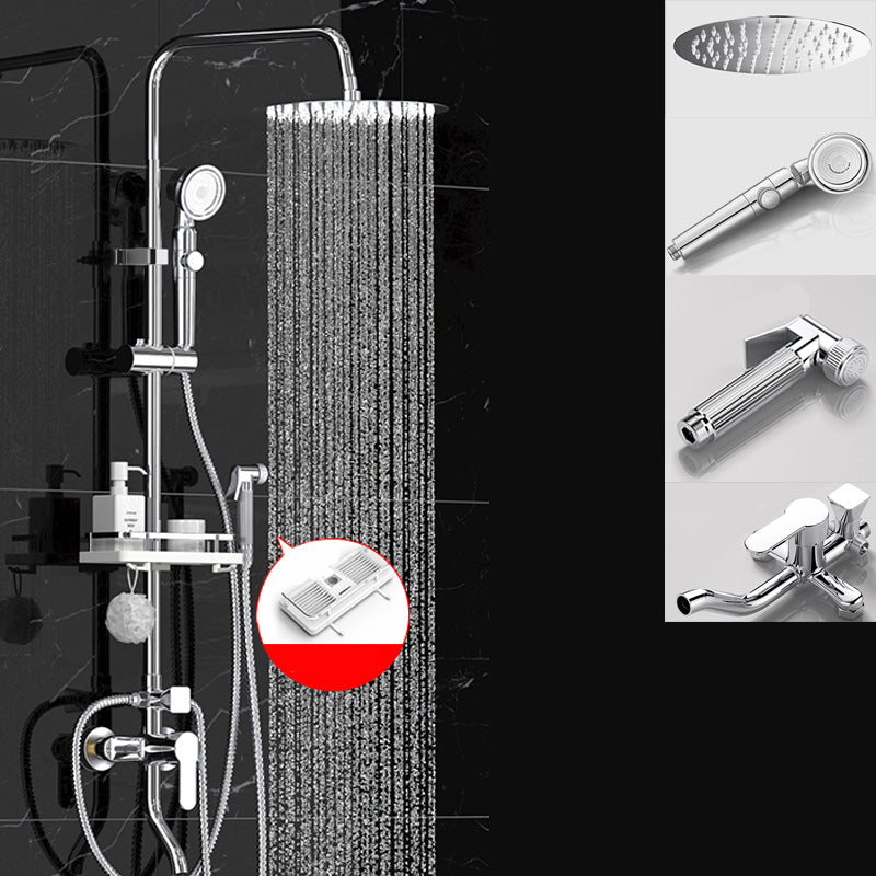 Frendorf | Wandmontiertes Duschsystem Griff Hebel Spot Resist Kupfer Duschsystem