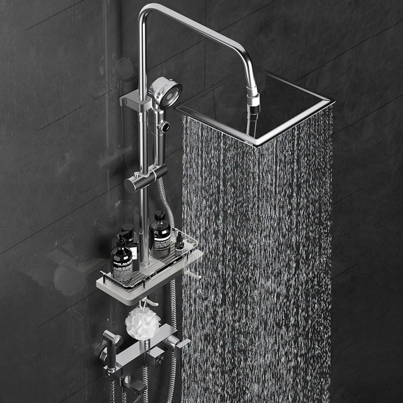 Frendorf | Wandmontiertes Duschsystem Griff Hebel Spot Resist Kupfer Duschsystem