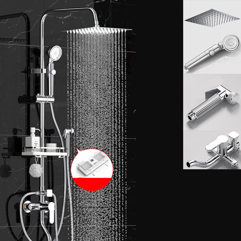 Frendorf | Wandmontiertes Duschsystem Griff Hebel Spot Resist Kupfer Duschsystem
