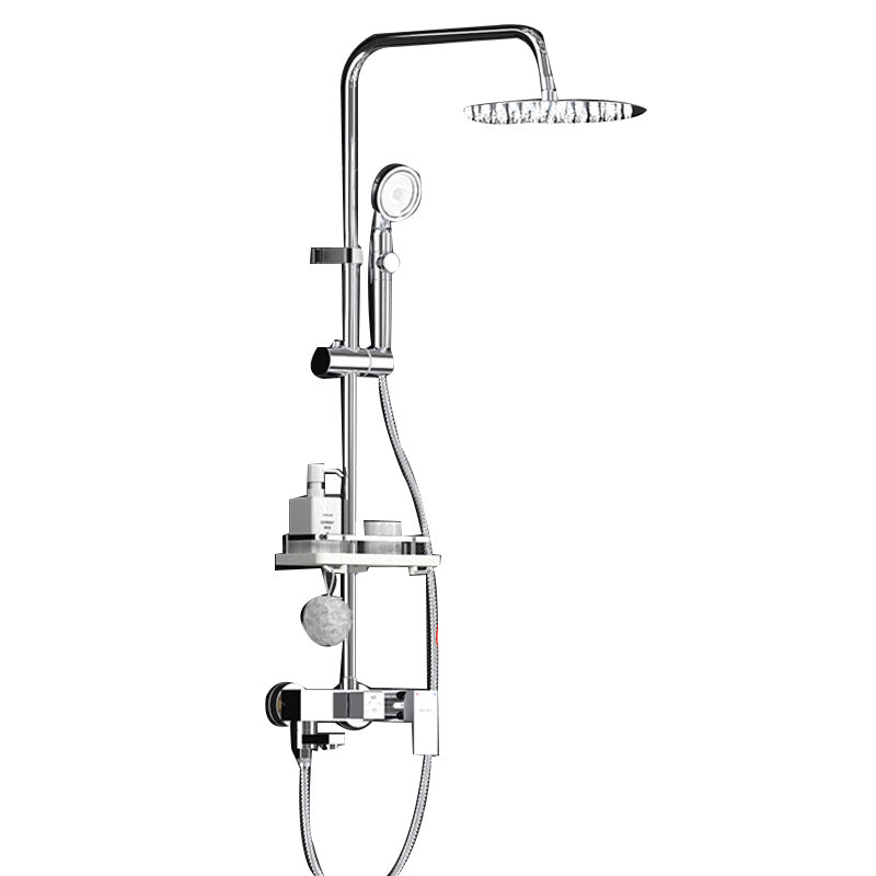 Frendorf | Wandmontiertes Duschsystem Griff Hebel Spot Resist Kupfer Duschsystem