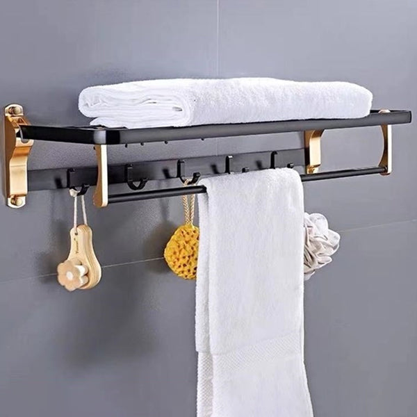 Frendorf | Modernes Badezimmerbeschläge Set Badregal Papierhalter Badezimmer Zubehörset