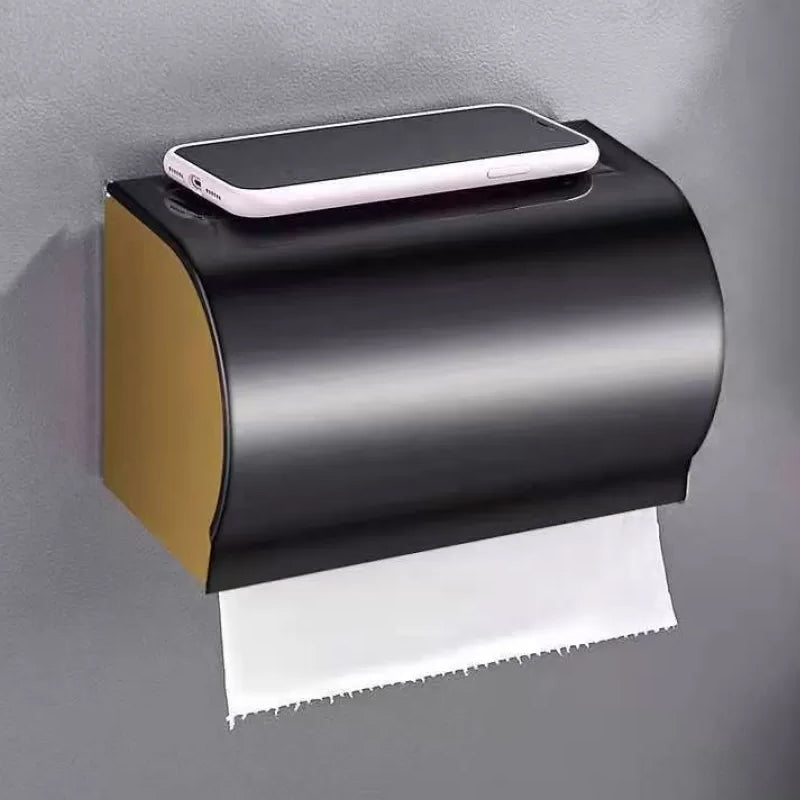 Frendorf | Modernes Badezimmerbeschläge Set Badregal Papierhalter Badezimmer Zubehörset