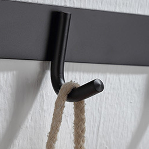 Frendorf | Modernes Badezimmer Zubehör Set Badeablage Handtuchhalter Matt Schwarz Bad Hardware Set