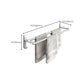 Frendorf | Traditionelles Badregal Badezimmer Accessoires Hardware Set Edelstahl Badezimmer Set