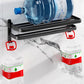 Frendorf | Modernes Aluminium-Badezimmerzubehör-Set Matt Schwarz Badregal/Handtuchhalter/Papierhalter