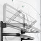 Frendorf | Modernes Aluminium-Badezimmerzubehör-Set Matt Schwarz Badregal/Handtuchhalter/Papierhalter