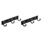 Frendorf | Modernes Badezimmer Zubehör Set Silber/Schwarz Badezimmer Accessoire Kit