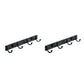 Frendorf | Modernes Badezimmer Zubehör Set Silber/Schwarz Badezimmer Accessoire Kit